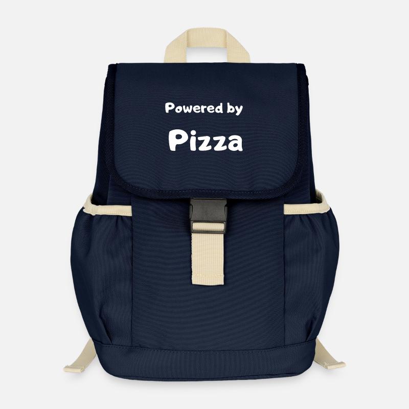 Conception de pizzas - Sac à dos enfant recyclé - bleu marine