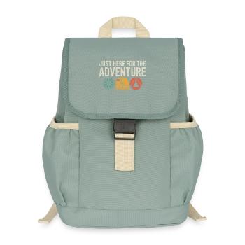 Adventure Boots Compass Tent - Kids’ Recycled Backpack - stonewash green - Front