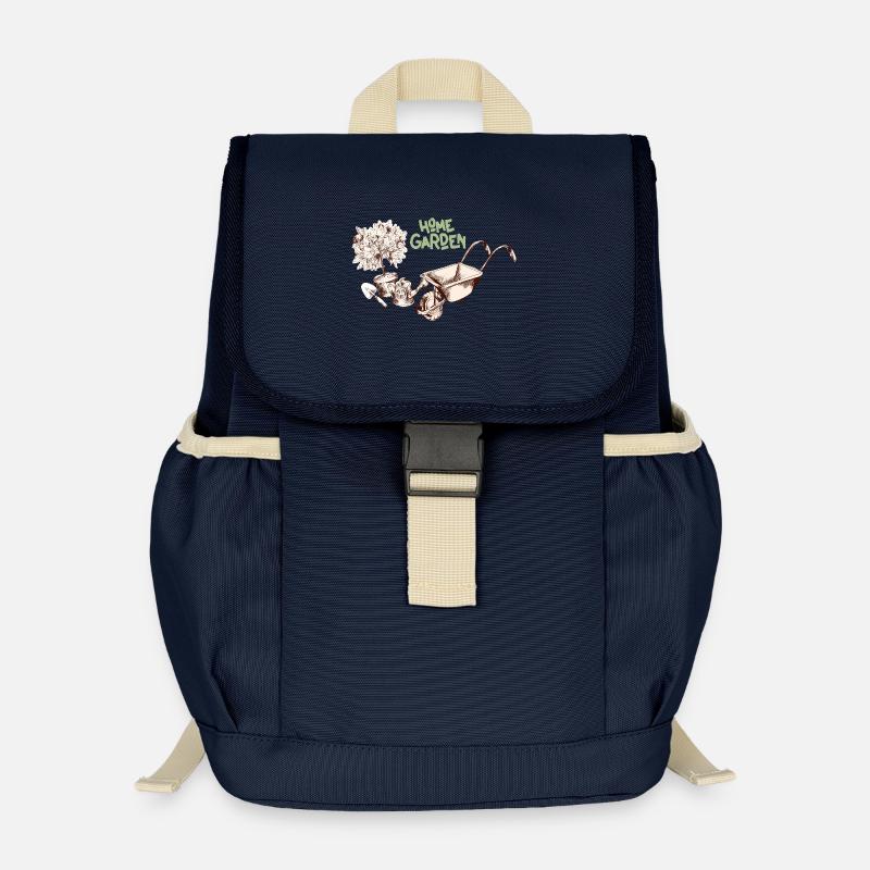 Haus Garten  - Kinder Recycelter Rucksack - Navy