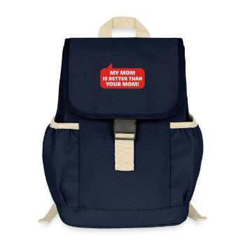 my mom is better than your mom - Kinder Recycelter Rucksack - Navy - Vorne