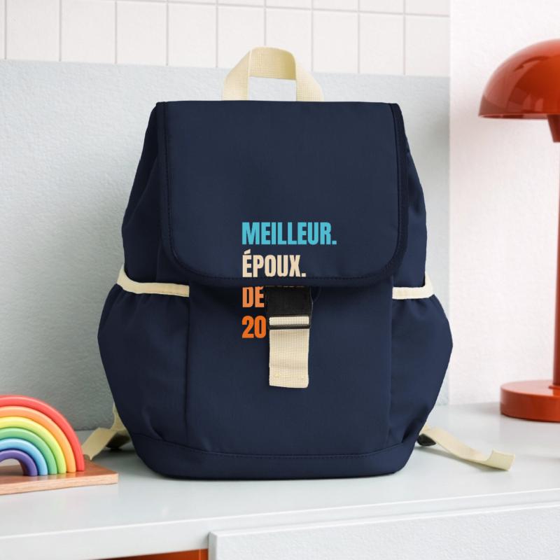 Bester Ehemann seit 2018 Geschenk-Ehemann Kinder Recycelter Rucksack