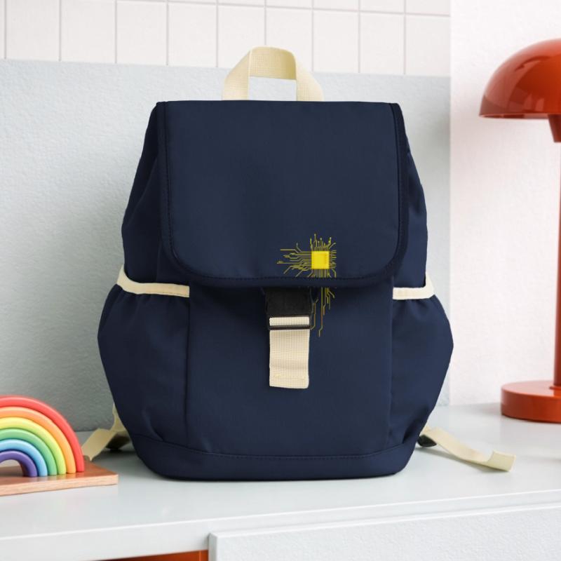 platine Core cpu Computer Nerd Programmierer admin Kinder Recycelter Rucksack