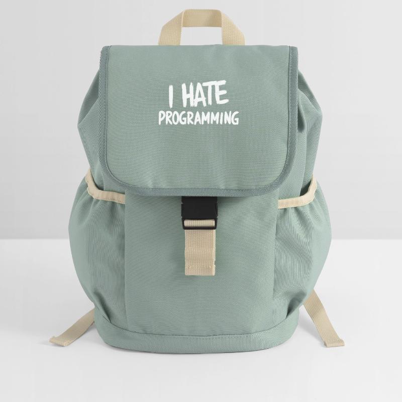 I Hate Programming Fun PC CPU Programmer Kids’ Recycled Backpack