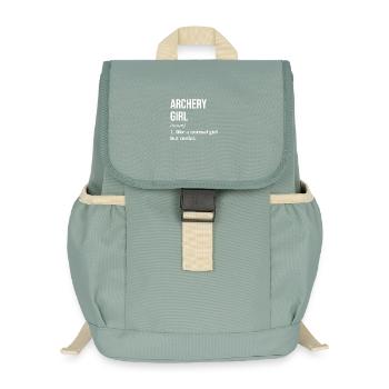Archery - Kids’ Recycled Backpack - stonewash green - Front