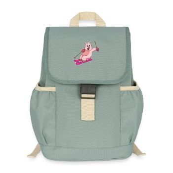 Pig Skier Ski - Sac à dos enfant recyclé - vert lichen - Devant