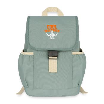 Cool Halloween Grim Reaper - Kids’ Recycled Backpack - stonewash green - Front