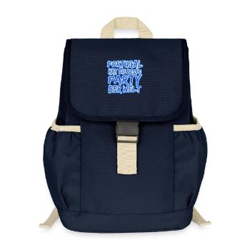 Vacances Portugal - Sac à dos enfant recyclé - bleu marine - Devant