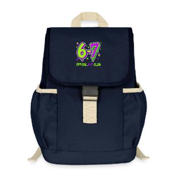 Official 6-7 Club - Kids’ Recycled Backpack - navy - Front