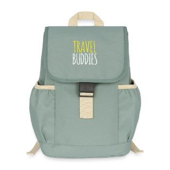 Compagnons de voyage - Sac à dos enfant recyclé - vert lichen - Devant