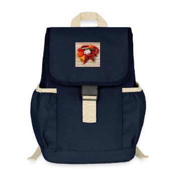 CHILI’s-Runde - Kinder Recycelter Rucksack - Navy - Vorne