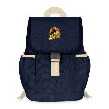 Urban Jungle Logo Couleur - Sac à dos enfant recyclé - bleu marine - Devant