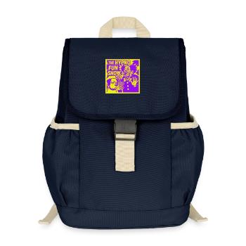 Hypno Fun Show - Kinder Recycelter Rucksack - Navy - Vorne