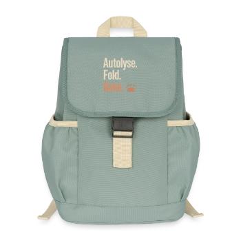 Pain à autolyse plié à la pâte - Sac à dos enfant recyclé - vert lichen - Devant