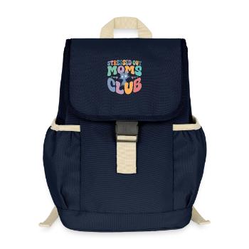 Mom Life Graphic Tee - Kids’ Recycled Backpack - navy - Front