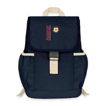 Frankfurt - Kinder Recycelter Rucksack - Navy - Vorne