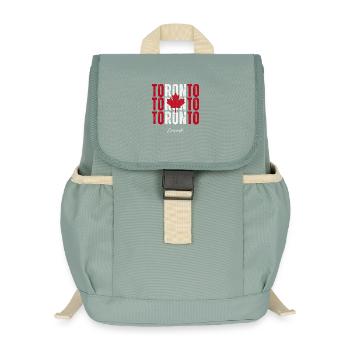 Toronto Canada, I love Toronto - Kids’ Recycled Backpack - stonewash green - Front