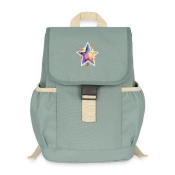 Star - Kids’ Recycled Backpack - stonewash green - Front