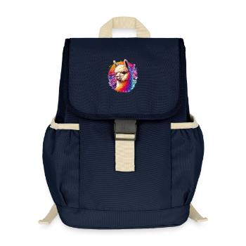 Alpaca - Kids’ Recycled Backpack - navy - Front