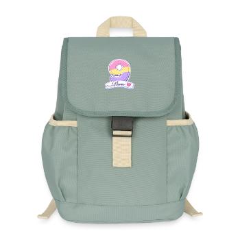 Birthday 9 Pastel customizable - Kids’ Recycled Backpack - stonewash green - Front