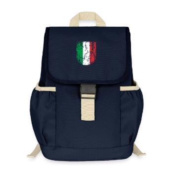 Italie Pavillon - Sac à dos enfant recyclé - bleu marine - Devant
