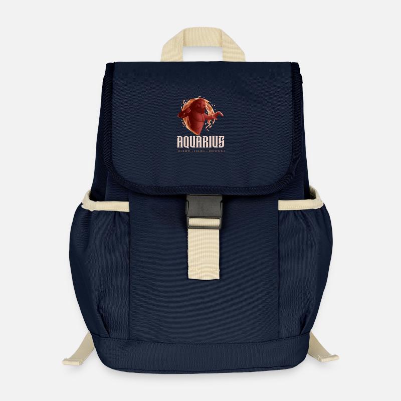 Aquarius - Kids’ Recycled Backpack - navy