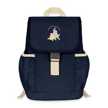 DAS IST KEIN SICHERER ORT - Kinder Recycelter Rucksack - Navy - Vorne