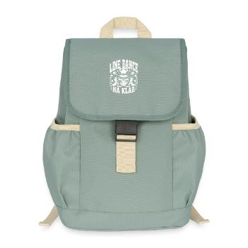 Cowboy en Ligne de Crâne - Sac à dos enfant recyclé - vert lichen - Devant
