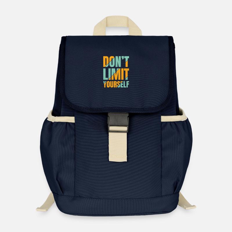 Schränken Sie sich nicht ein - Kinder Recycelter Rucksack - Navy