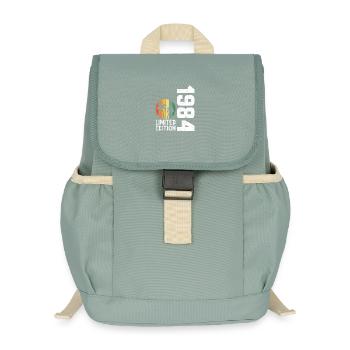 1984 limitierte Auflage zum 40-jährigen Jubiläum - Kinder Recycelter Rucksack - Nebelgrün - Vorne