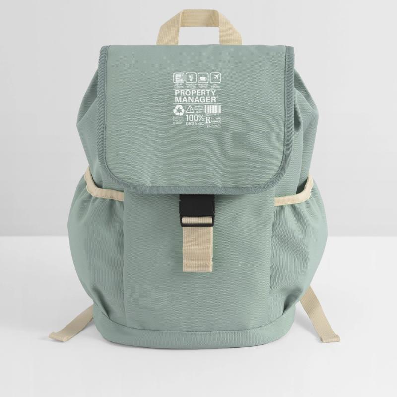 Property Manager Multi Tasking Problem Solving Kids’ Recycled Backpack