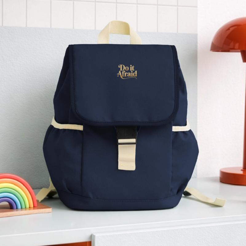 Do It Afraid Courage Development Motivation Kids’ Recycled Backpack