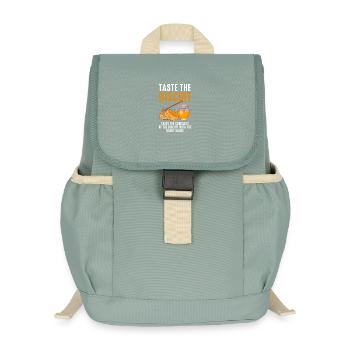 Goûtez le biscuit au miel - Sac à dos enfant recyclé - vert lichen - Devant