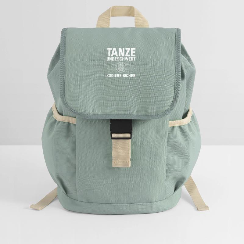 Codeur scientifique DANSE SANS SOUCI, CODE EN TOUTE SÉCURITÉ Sac à dos enfant recyclé