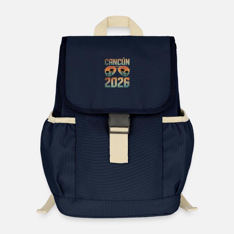 Cancun 2026 - Kids’ Recycled Backpack - navy