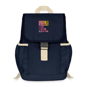 Muay Thai - Kids’ Recycled Backpack - navy - Front