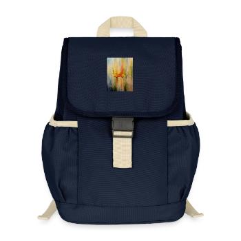 Cyclohexane Chair Conformation Composition - Kids’ Recycled Backpack - navy - Front