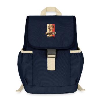 Alexis - Kids’ Recycled Backpack - navy - Front