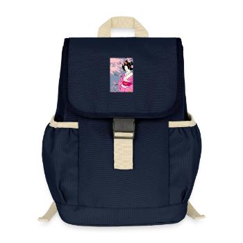 Geisha 3 - Sac à dos enfant recyclé - bleu marine - Devant
