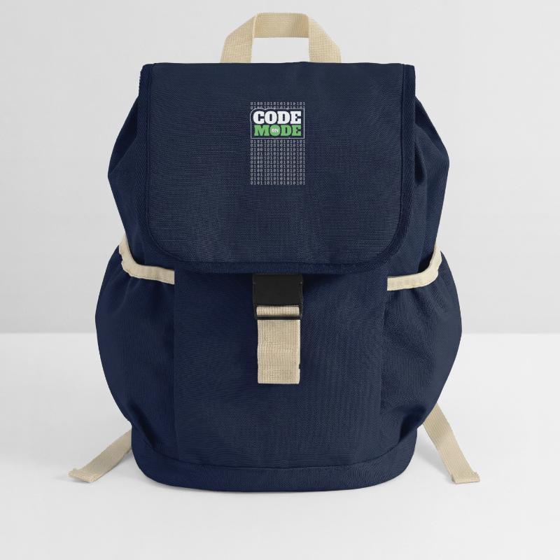 Codemodus An – Programmierung von Softwareentwickler Programmierer Kinder Recycelter Rucksack