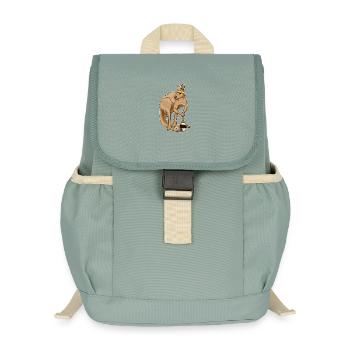 Raquette de tennis Kangourou - Sac à dos enfant recyclé - vert lichen - Devant