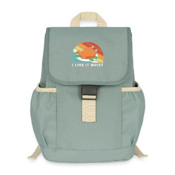 Papa Großvater Opa Thanksgiving Vater - Kinder Recycelter Rucksack - Nebelgrün - Vorne
