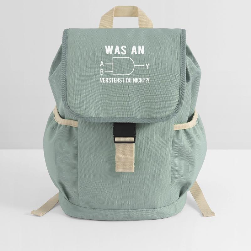 Computer Scientist Nerd Programmer Admin Ges Kids’ Recycled Backpack