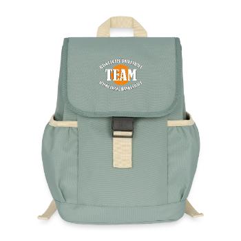 Équipe de basket-ball - Sac à dos enfant recyclé - vert lichen - Devant