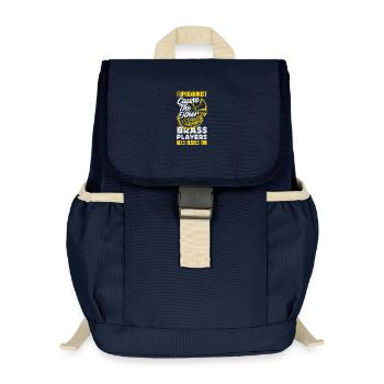 Vintage Euphonium Spieler - Kinder Recycelter Rucksack - Navy - Vorne