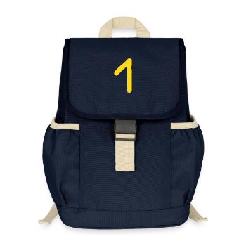 1 Number One Number Birthday - Kids’ Recycled Backpack - navy - Front