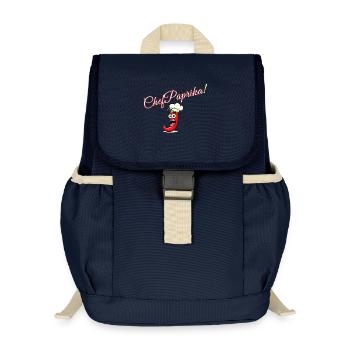 Chef Paprika - Kinder Recycelter Rucksack - Navy - Vorne
