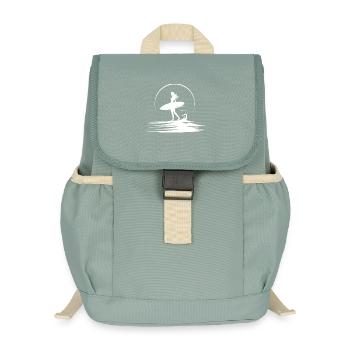 Surfer - Kids’ Recycled Backpack - stonewash green - Front