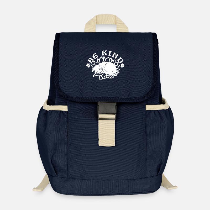 BE KIND - Kids’ Recycled Backpack - navy