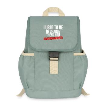 Be in Charge Then I Had A Daughter Funny dad - Sac à dos enfant recyclé - vert lichen - Devant