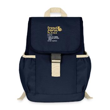 Waldhornspieler Musiker - Kinder Recycelter Rucksack - Navy - Vorne